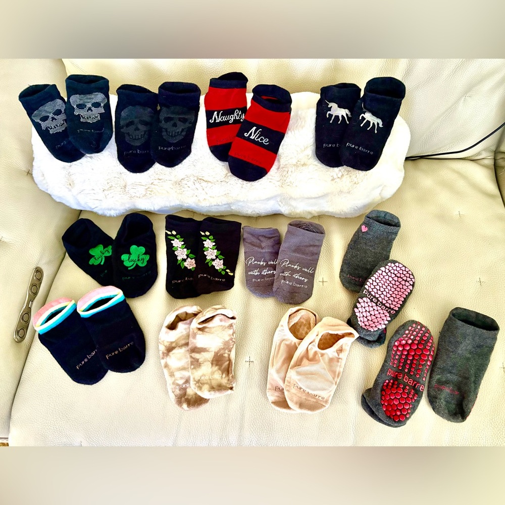 PURE BARRE Sticky Socks - Sz Small - variety of fun styles